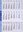 Ersatz-Kalendarium blau (magnetisch) für 1 Jahr (2024) für Edelstahl-Tischkalender TypC/E/P